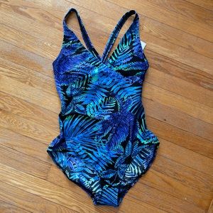 Speedo Women’s One Piece Size 14 75466 Moderate Coverage
